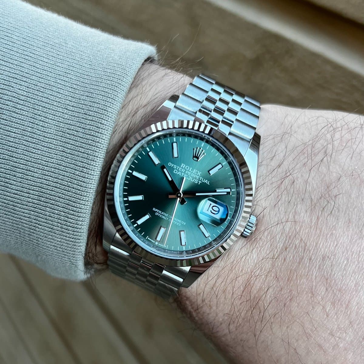 Rolex Datejust 36 Groen Ref. 126234